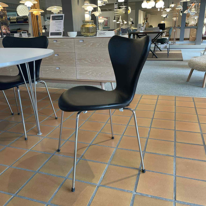 3107 6 stk. Syver spisebordsstole fra Fritz Hansen - Udstillingsmodel