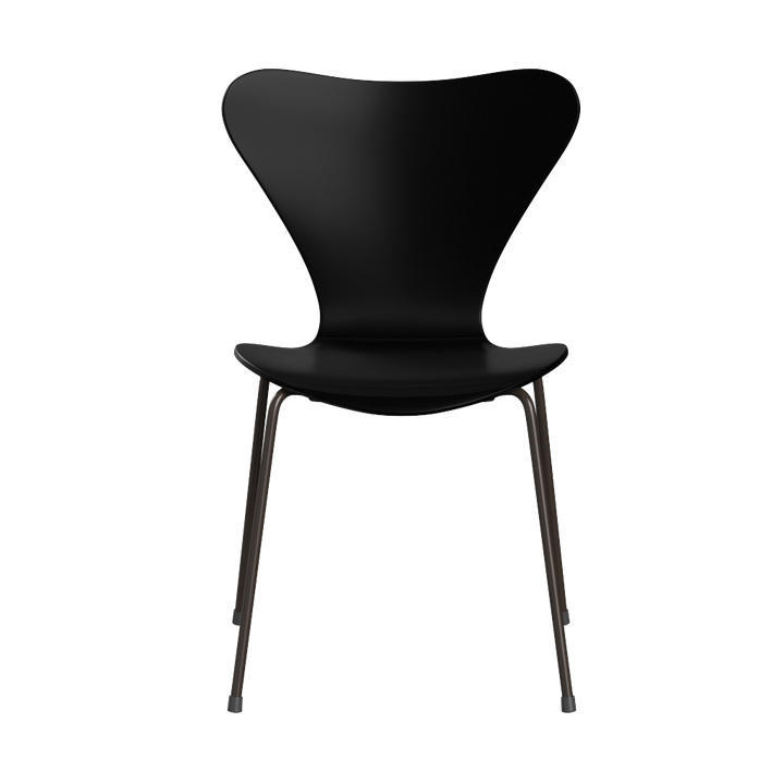 Syver stol af Arne Jacobsen fra Fritz Hansen i bronze og sort