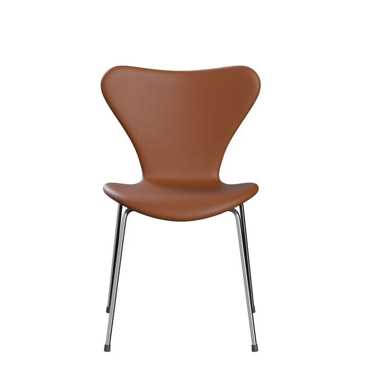 3107 Syver spisebordsstol, fuldpolstret læder