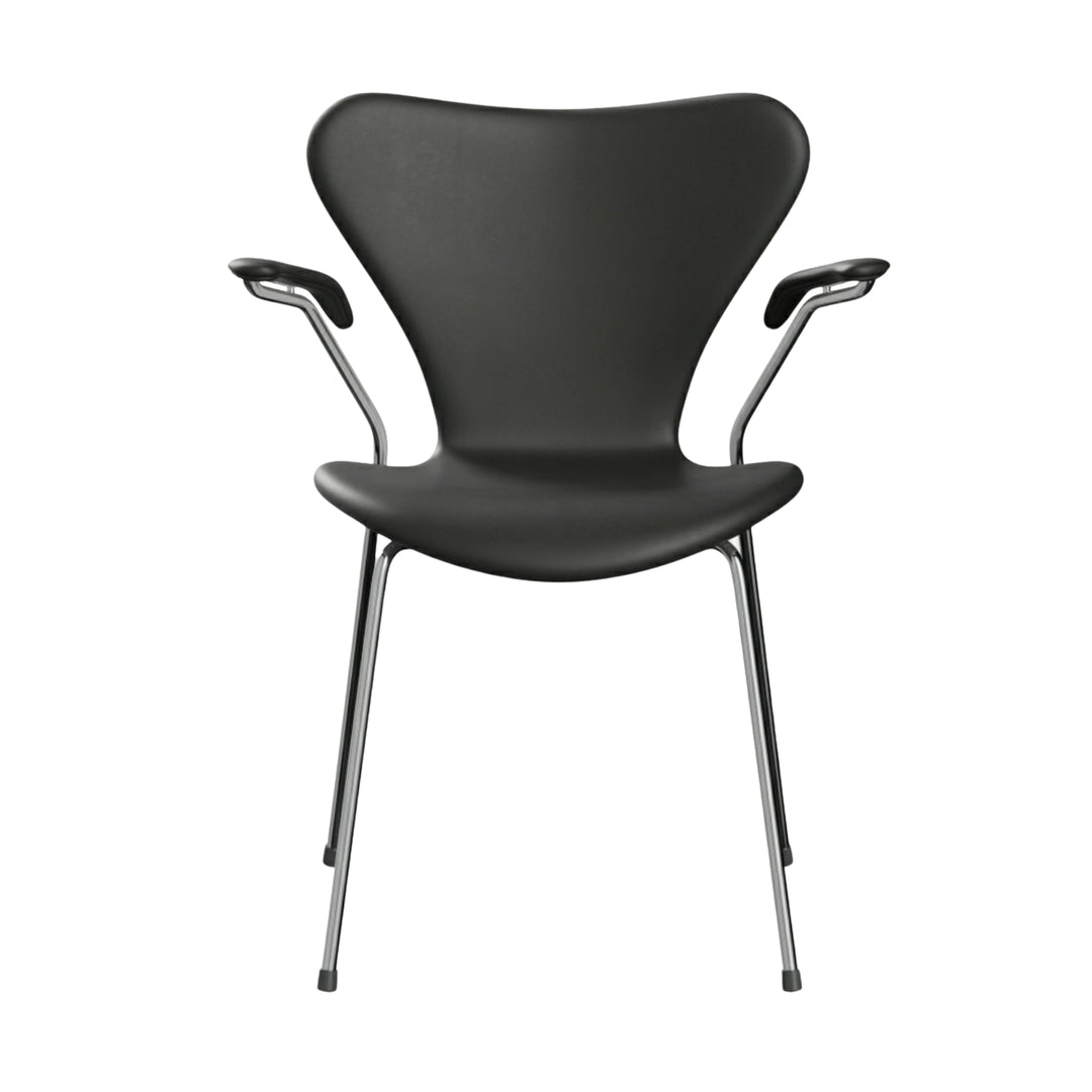 3207 Syver armstol, fuldpolstret læder