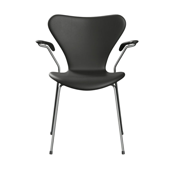 3207 Syver armstol, fuldpolstret læder