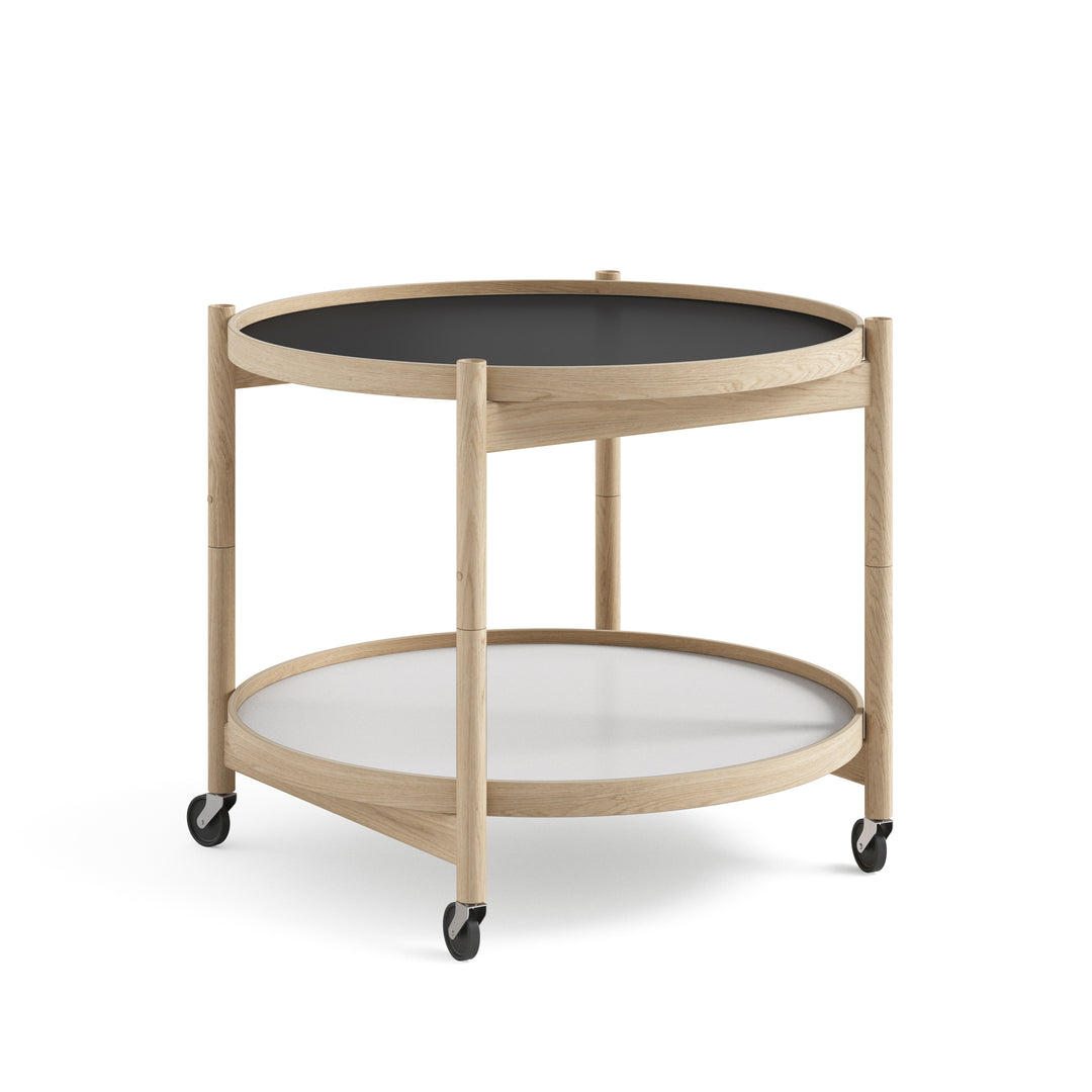 Brdr. Krüger Bølling bakkebord, sidebord, sort og hvid