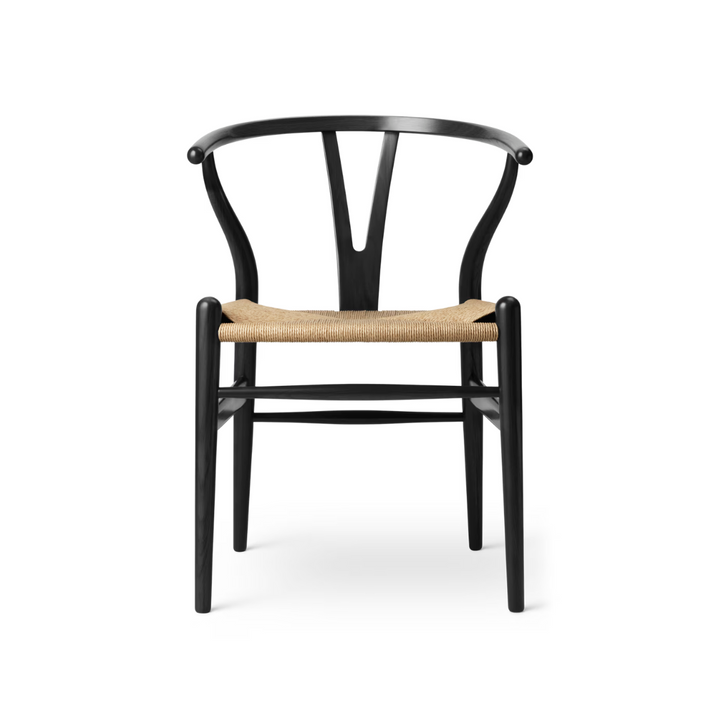 CH24 Y-Stol, Carl Hansen & Søn, Spisebordsstol, sortmalet eg