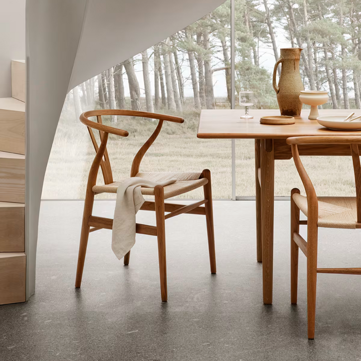 CH24 Y-Stol, Carl Hansen & Søn, Spisebordsstol, olieret eg