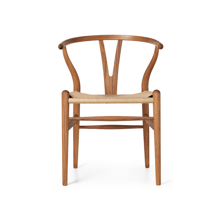 CH24 Y-Stol, Carl Hansen & Søn, Spisebordsstol, lakeret valnød