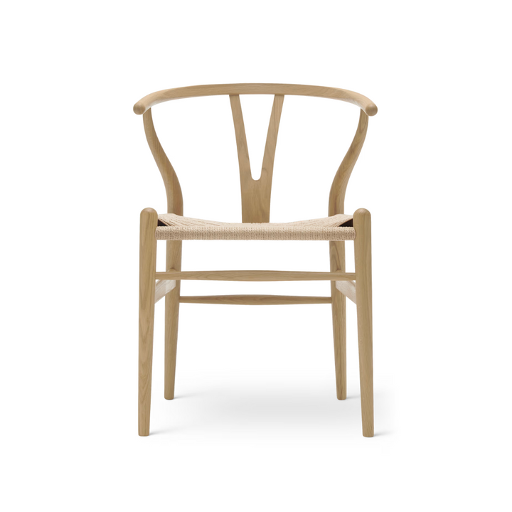 CH24 Y-Stol, Carl Hansen & Søn, Spisebordsstol, sæbebehandlet eg