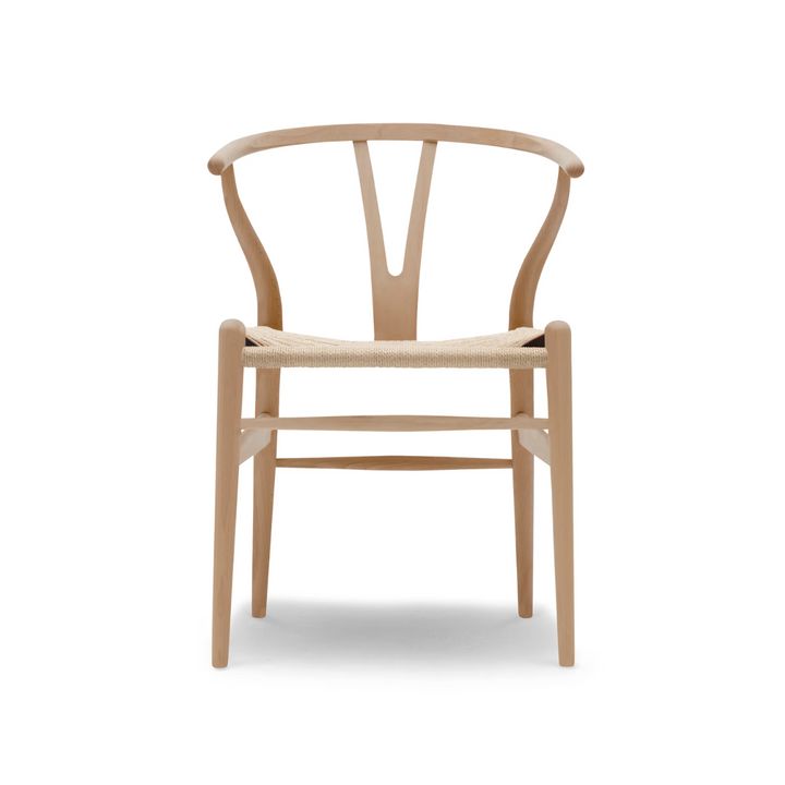 CH24 Y-Stol, Carl Hansen & Søn, Spisebordsstol, hvidolieret eg