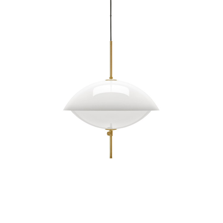 Musling pendel lampe fra Fritz Hansen slukket