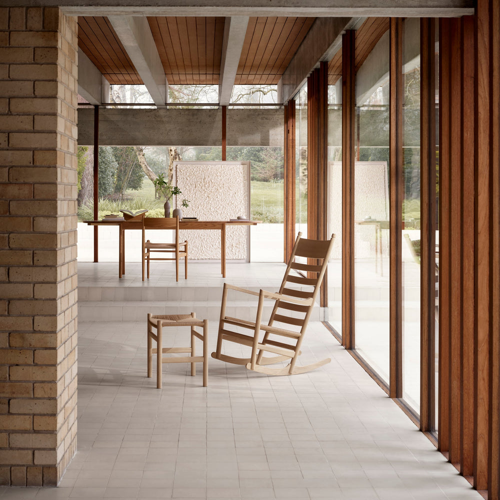 Klassisk gyngestol  CH45 Carl Hansen & søn olieret eg