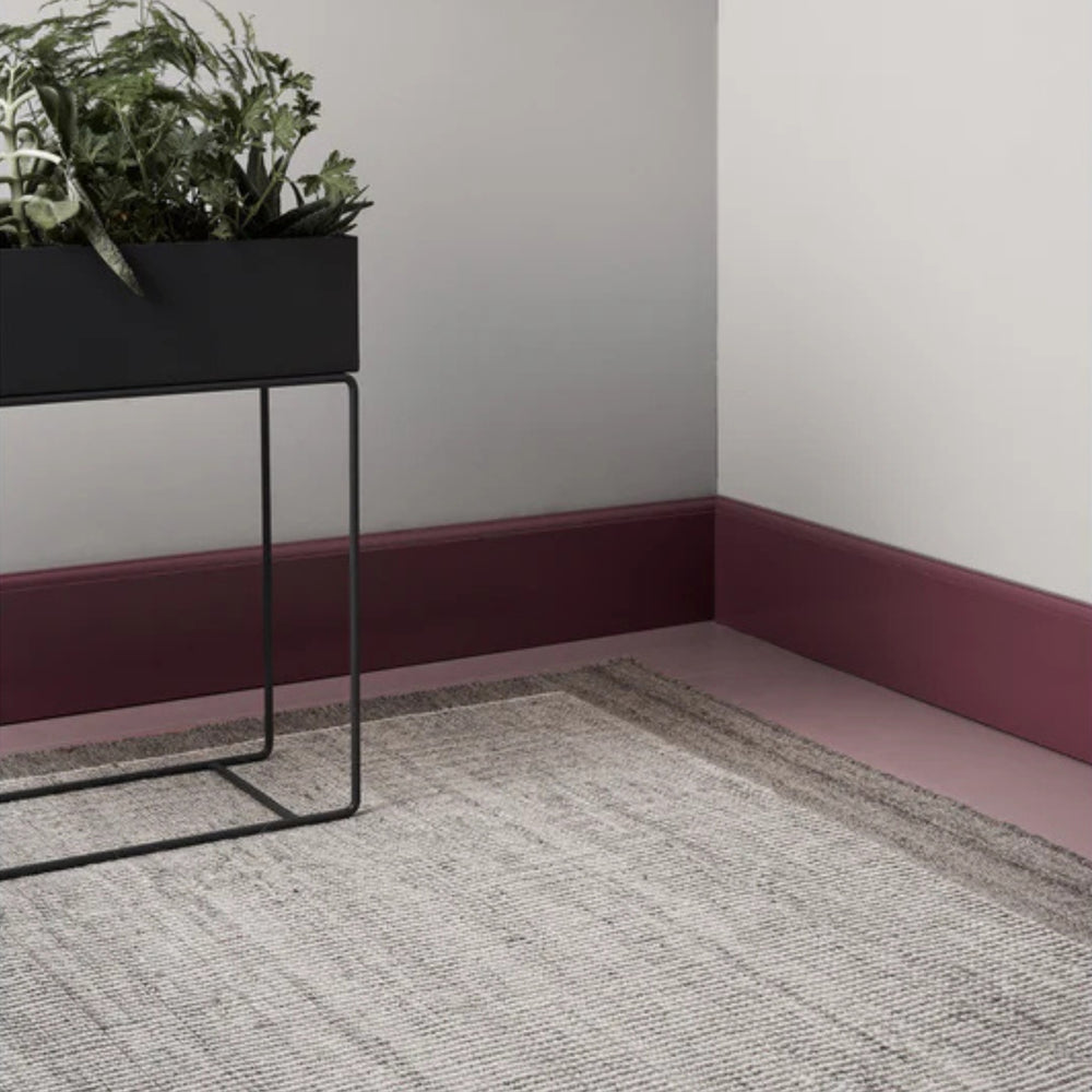 Burano gulvtæppe fra Linie Design i farven metal