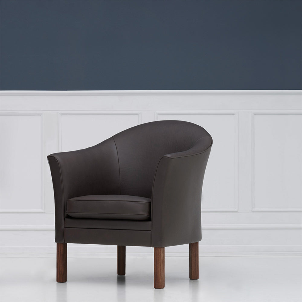 MH80 dronningestolen fra Mogens Hansen i gefion læder