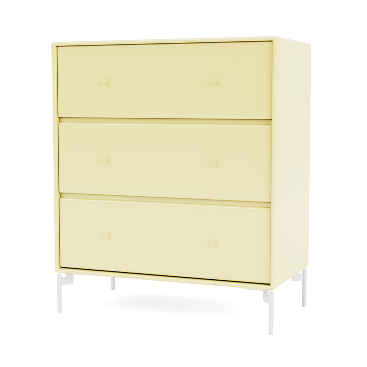 Carry kommode med ben fra Montana Selection i farven Camomile