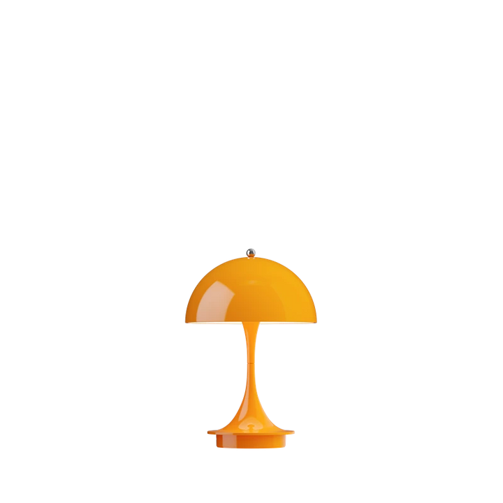 250 portable panthella bordlampe fra Louis Poulsen i orange