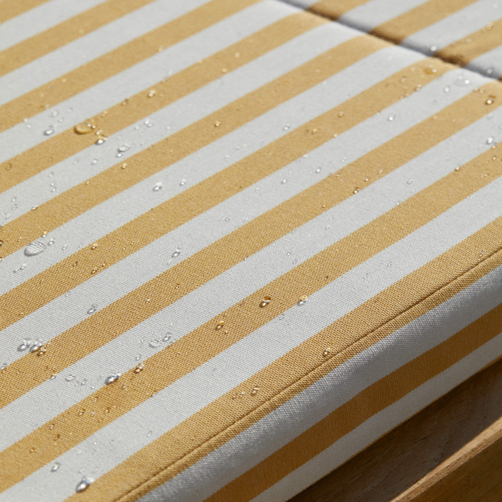 Skagerak steamer hynde til liggestol solseng fra Fritz Hansen i golden yellow stripe