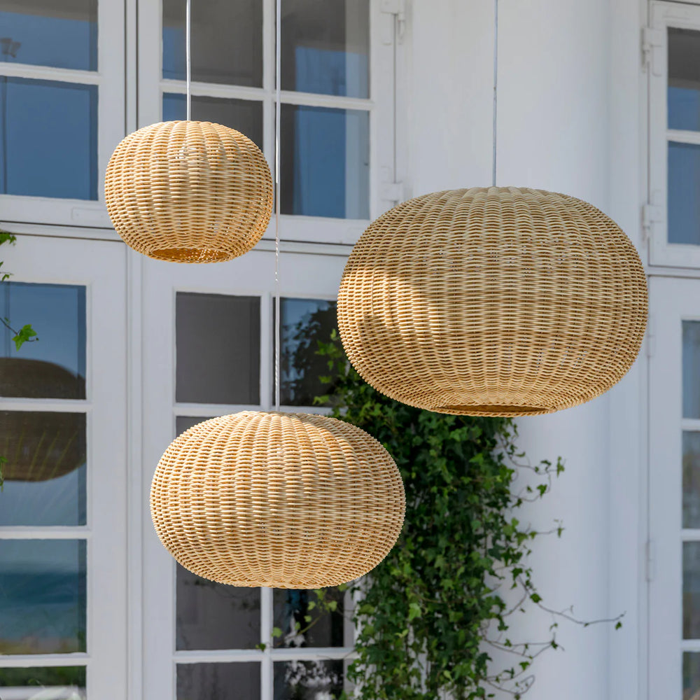 Rattan lamper til udendørs brug fra Sika Design