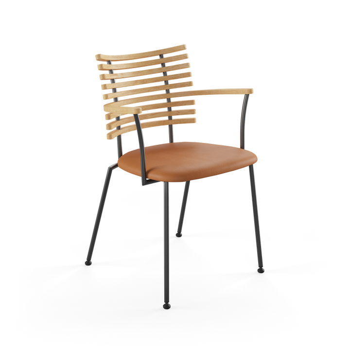 GM 4106 Tiger spisebordsstol m. armlæn