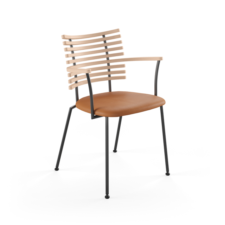 GM 4106 Tiger spisebordsstol m. armlæn