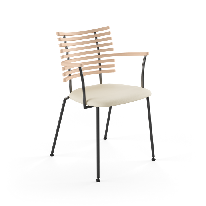 GM 4106 Tiger spisebordsstol m. armlæn