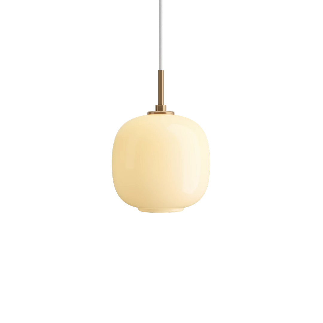 VL 45 adiohus pendel loftslampe fra Louis Poulsen i farven yellow