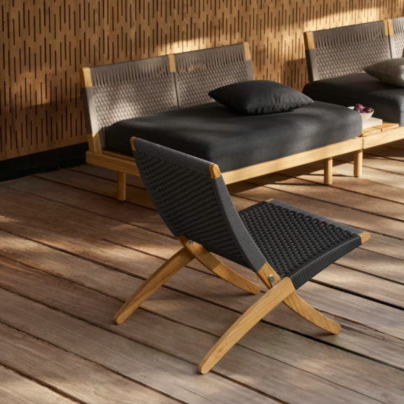 Cuba udendørs havestol med flet fra Carl Hansen og Søn