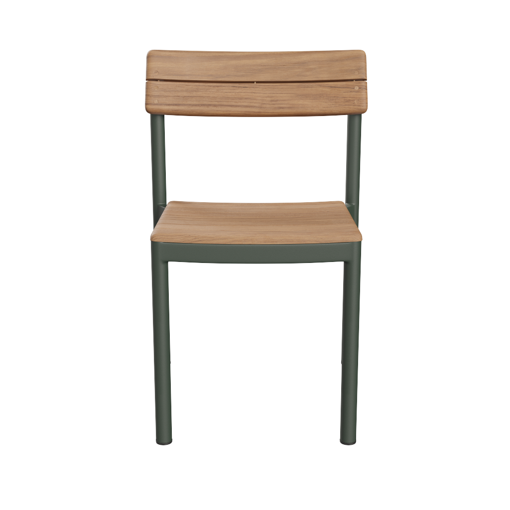 Havestol fra Skagerak med teak træsæde og aluminiums ben. Perfekt til at skabe et dejligt ude miljø.