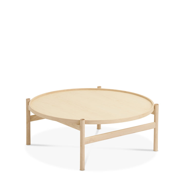 Brdr. Krüger sofabord, klassisk design, hvidolieret ahorntræ