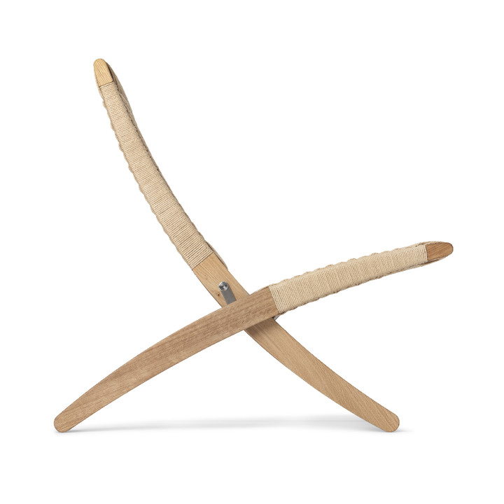 Cuba loungestol i naturflet fra Carl Hansen & Søn