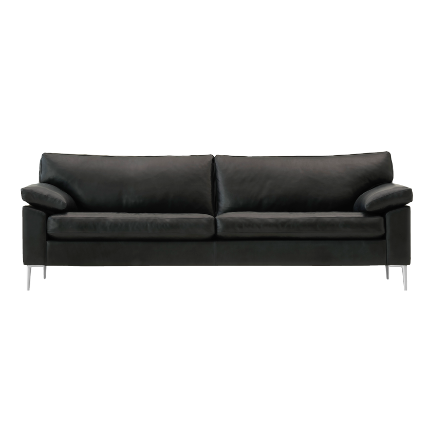 MH2163 sofa fra Mogens Hansen i sort læder