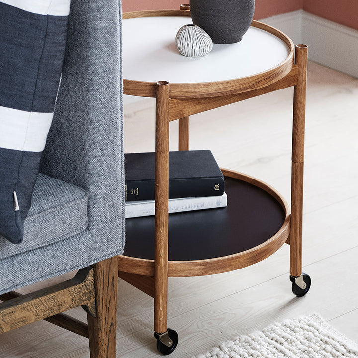 Brdr. Krüger bakkebord, sidebord, valnød, miljø, indretning i stuen