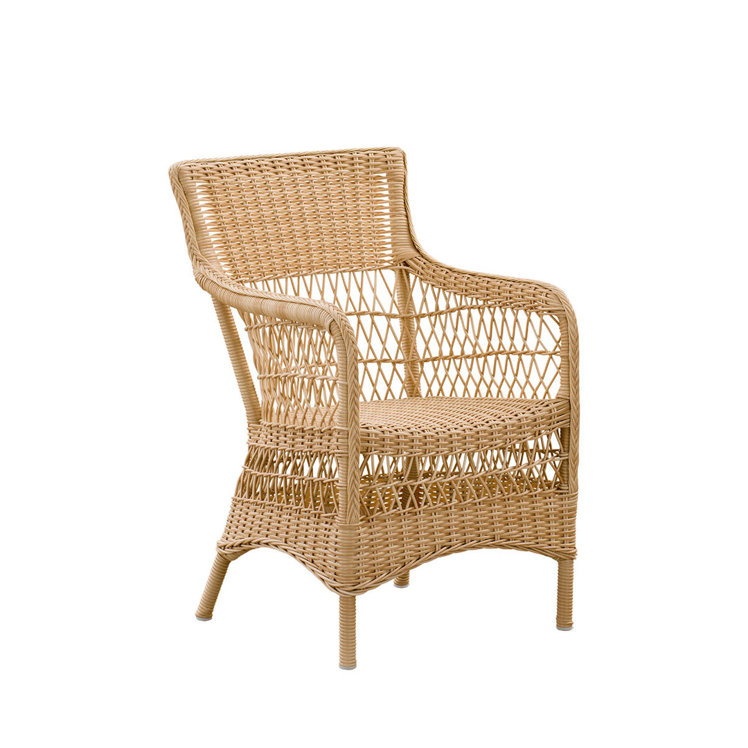 Marie havestol med armlæn fra Sika Design i lys bambus