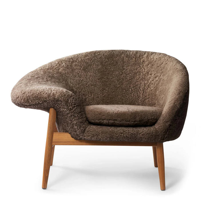 Fried Egg loungestol, sheepskin