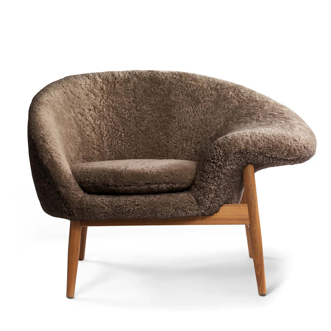 Fried Egg loungestol, sheepskin