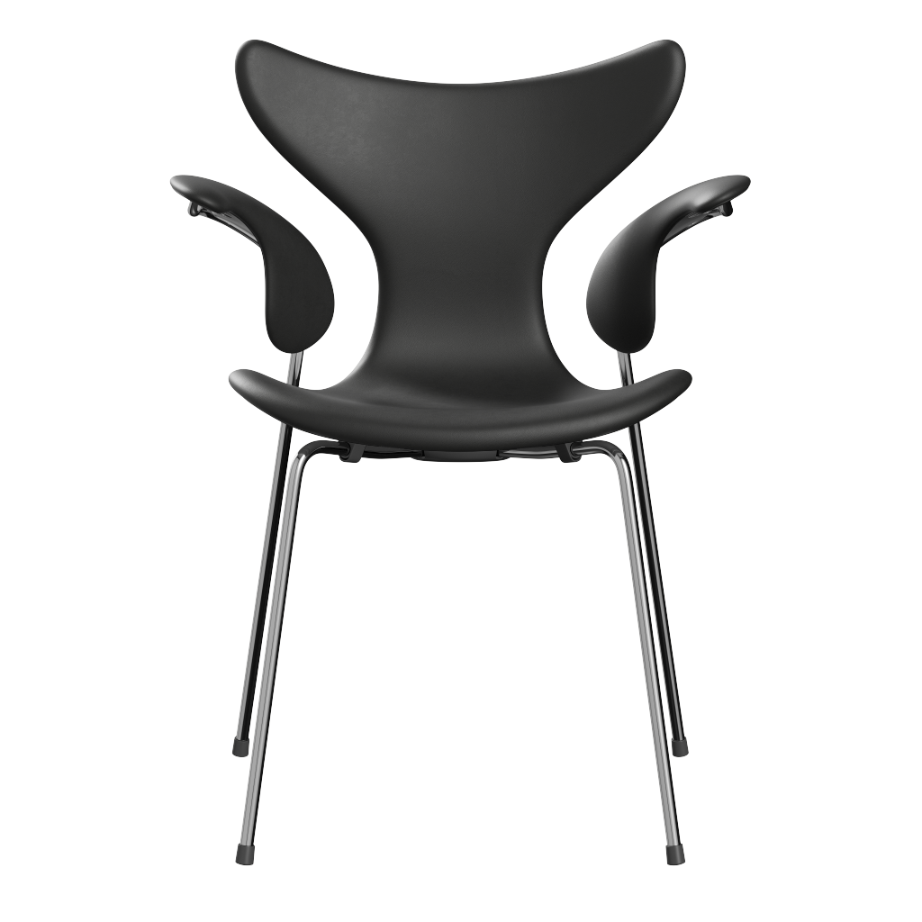 3208 Lily™ spisebordsstol, fuldpolstret læder