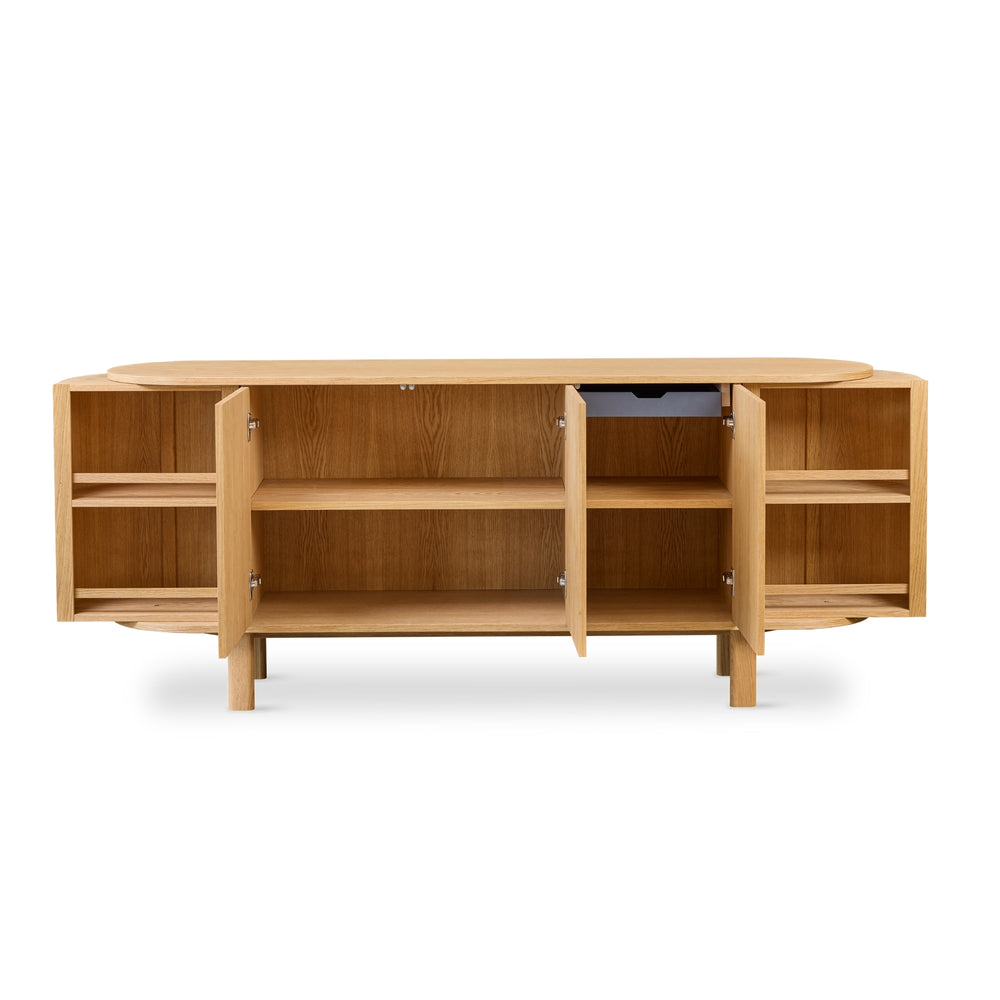 Skænk 543 fra Skovby sideboard i olieret eg åbent