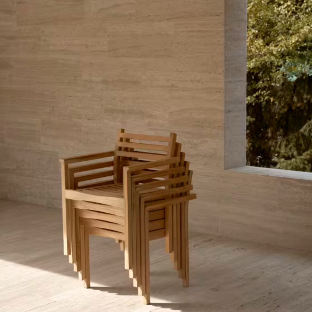 AH502 have spisebordsstol, havestol med armlæn fra Carl Hansen & Søn designet af Alfred Homann