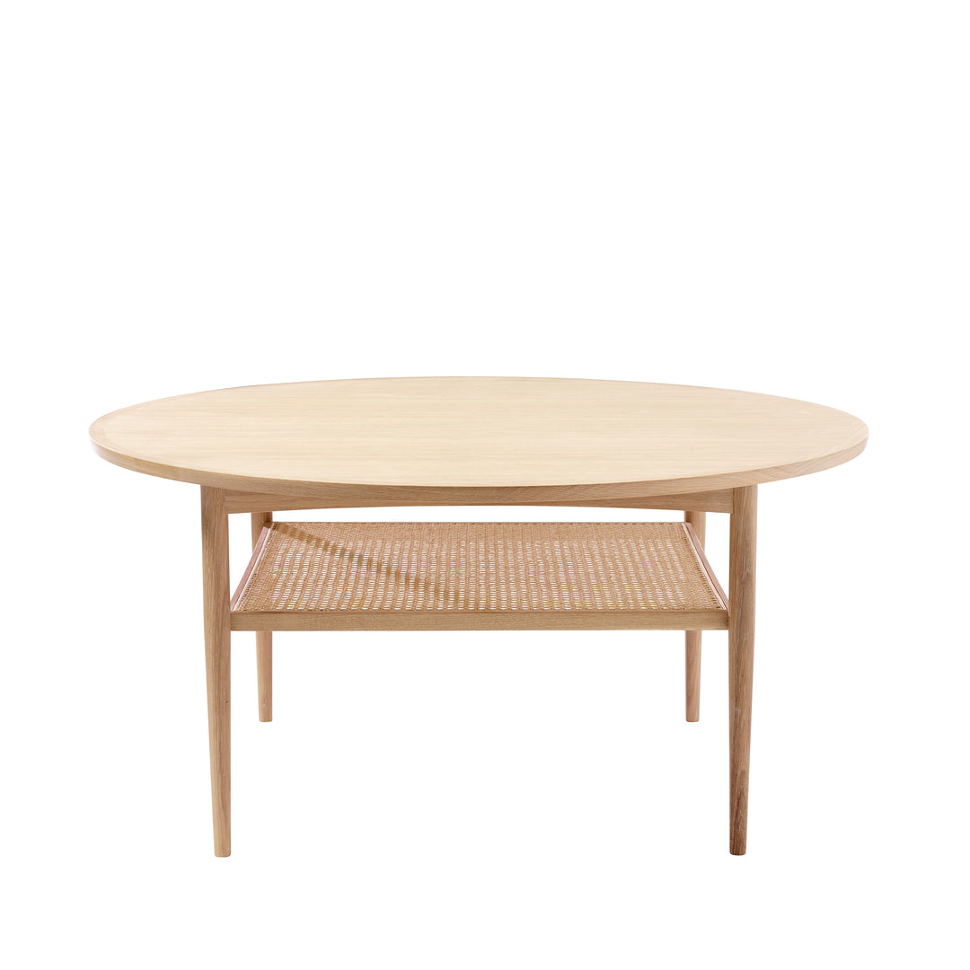 No. 100 sofabord fra Aakjaer Furniture i hvidolieret eg