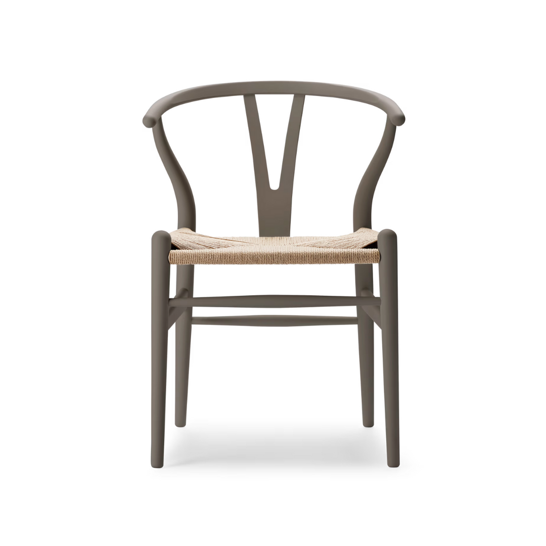 CH24 Y-stol softmalet, naturflet, soft slate, grå beige, brun