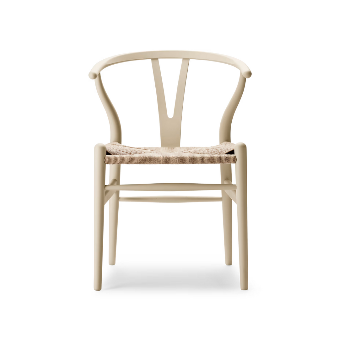CH24 Y-stol softmalet, naturflet, Soft Barley, creme, råhvid