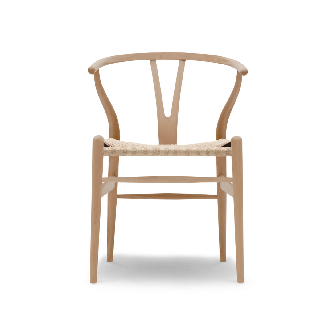 CH24 Y-Stol, Carl Hansen & Søn, Spisebordsstol, hvidolieret eg