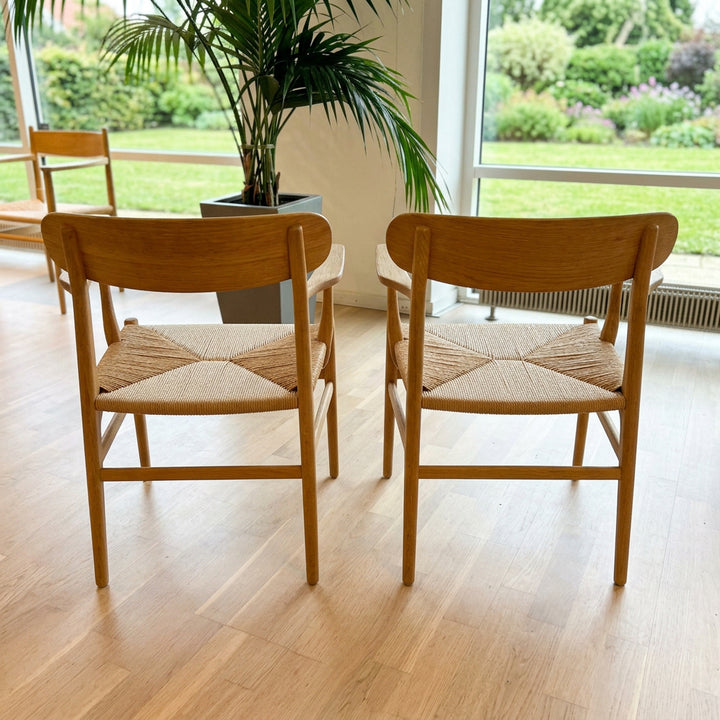 CH26 spisebordsstol 2. stk. fra Carl Hansen & Søn - Udstillingsmodel