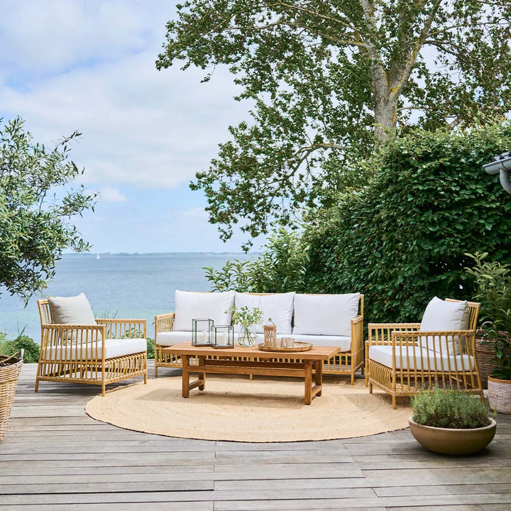 Caroline Loungesofa fra Sika Design i lys bambus
