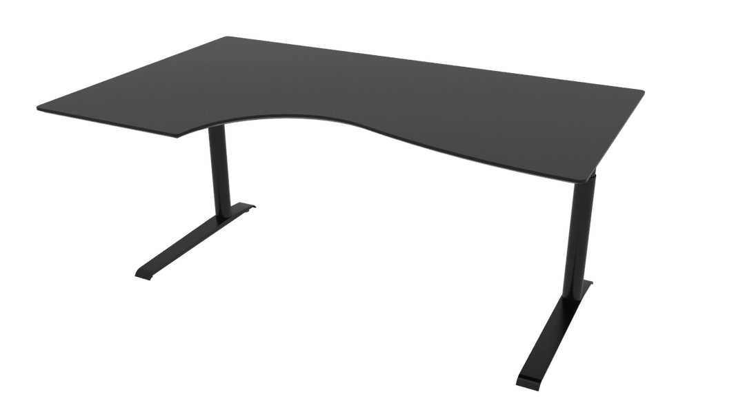Quadro el-skrivebord til kontor og erhverv fra Cube Design 