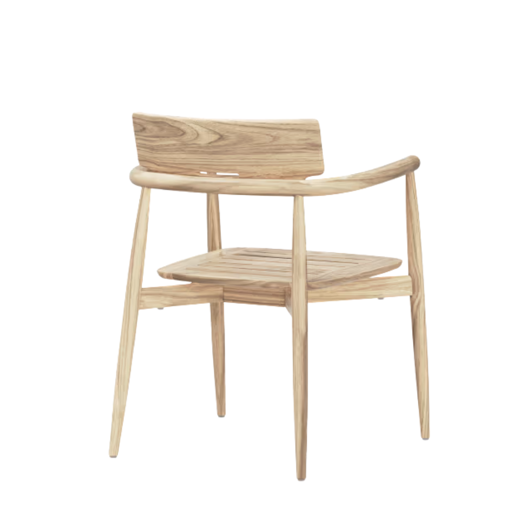EOO8 Outdoor Spisebordstol havestol til havesæt i dansk design