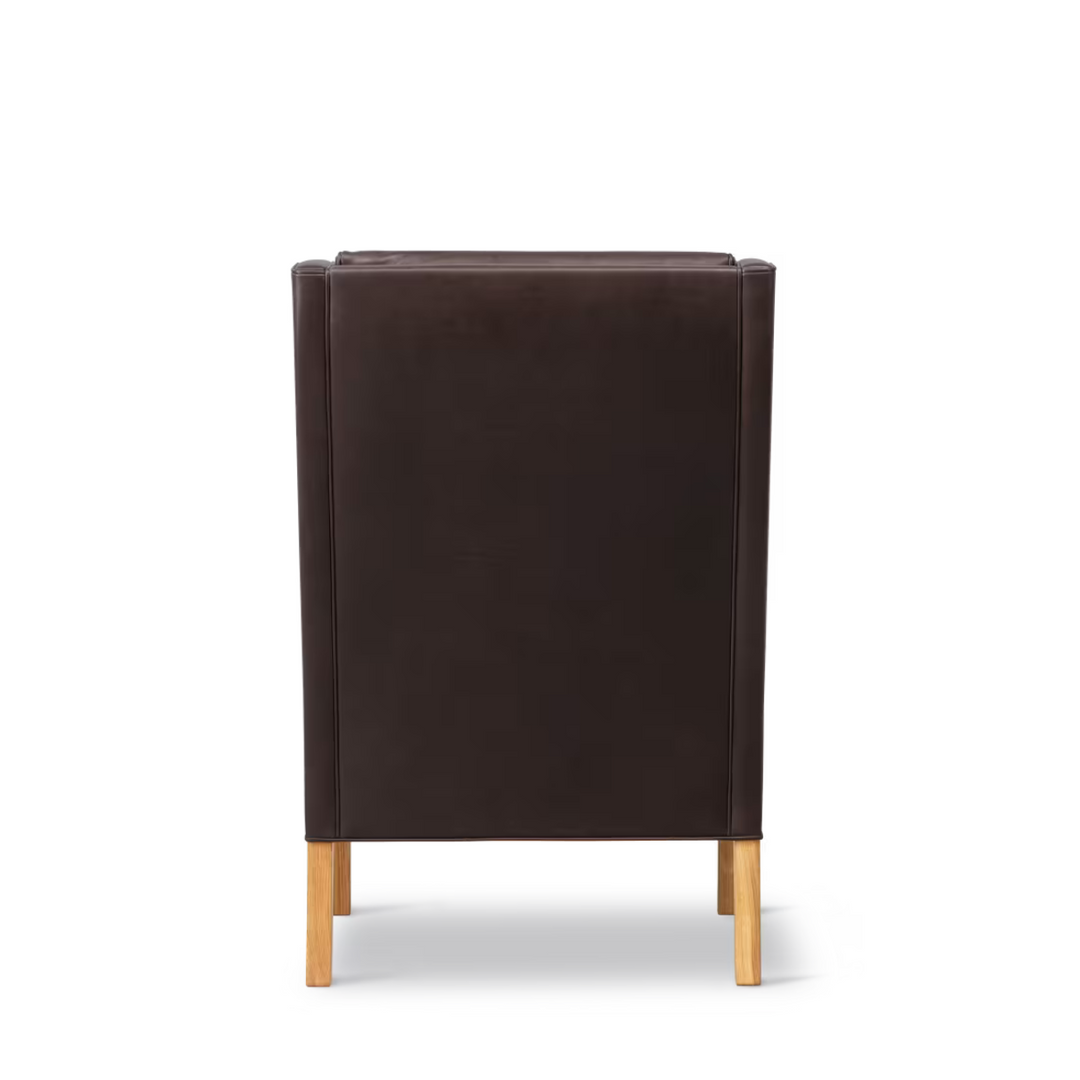 Fredericia Furnitures Øreklapstol designet af Børge Mogensen. 