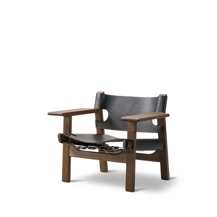 Den Spanske Stol er et af Børge Mogensens mest ikoniske møbler. Dansk design fra 1958. Perfekt som eksta siddeplads i stuen. 