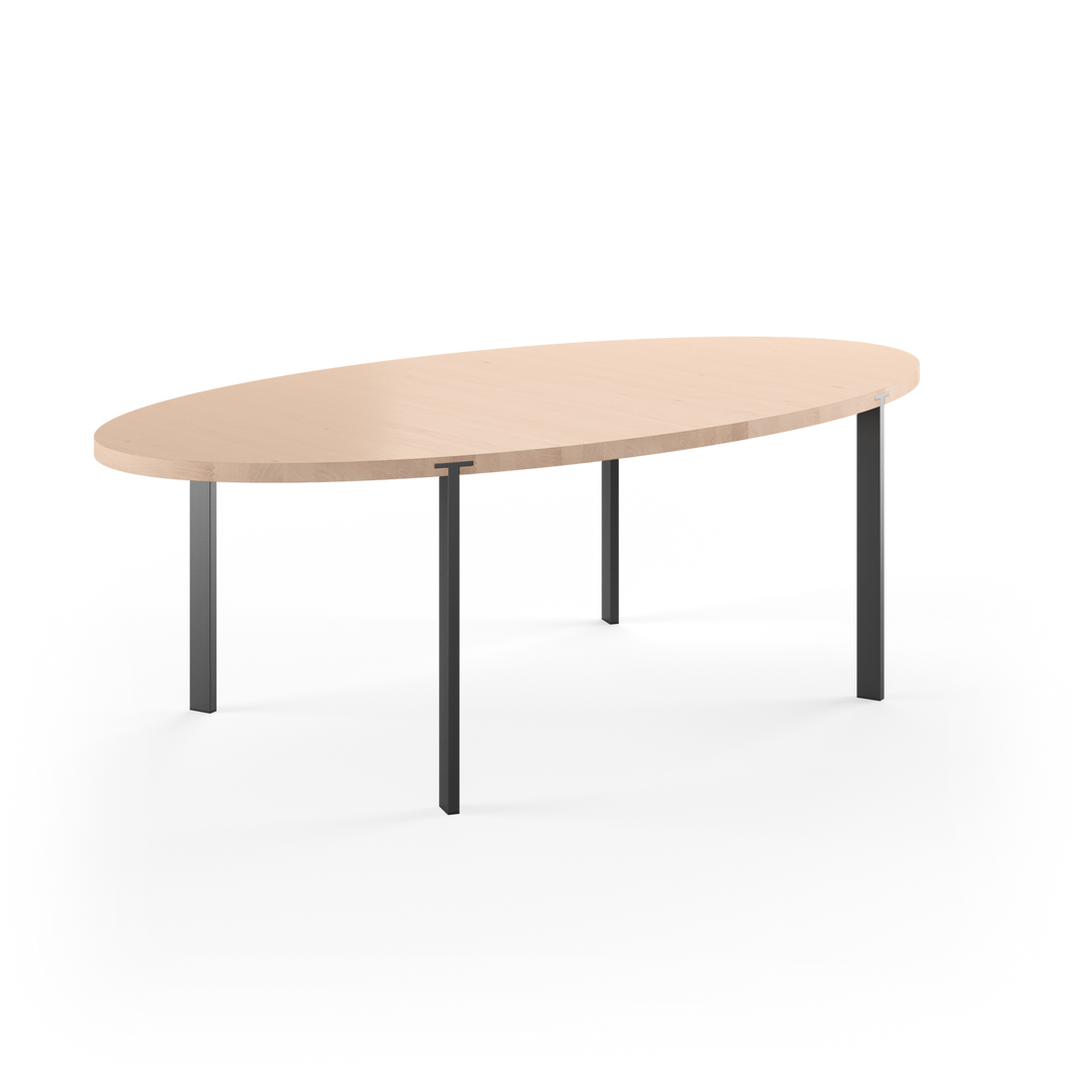 GM 2130-2152 spisebord, ovalt
