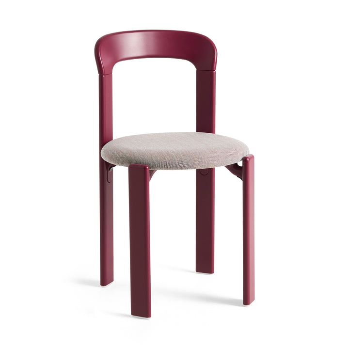 Hay Rey Chair i farven grape red med sædepolster