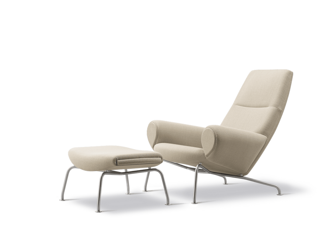 Queen chair, Vidar stof - inkl. gratis skammel