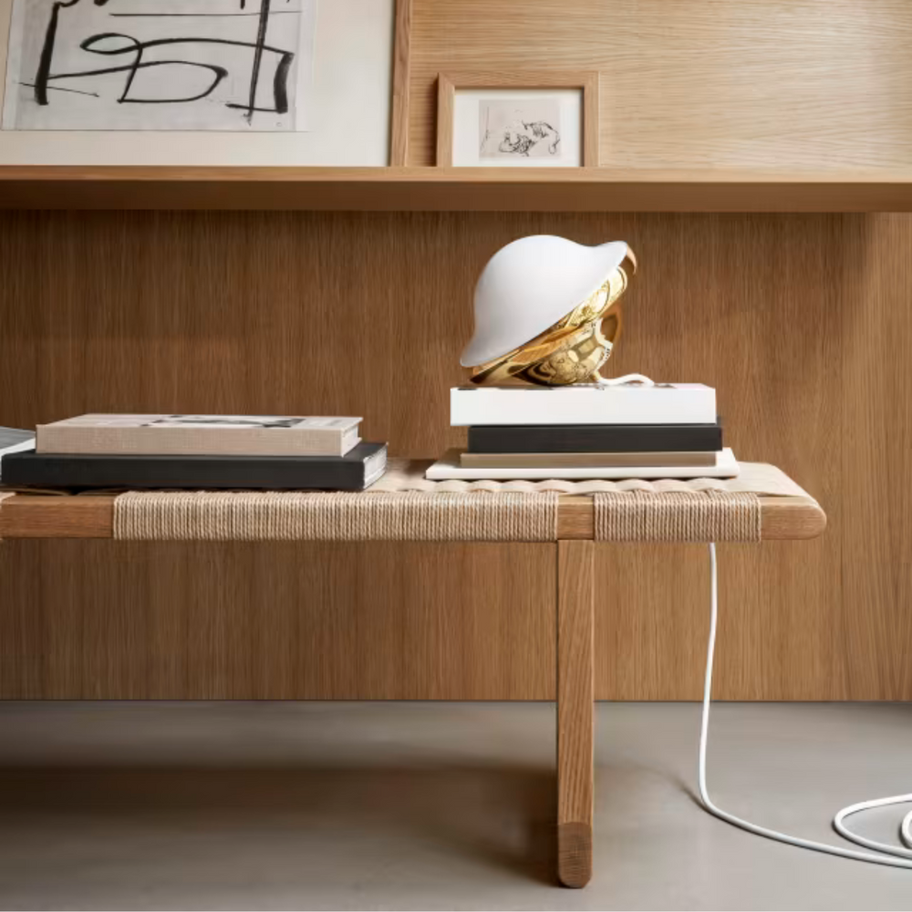 HK20 bubi lampe messing i stue