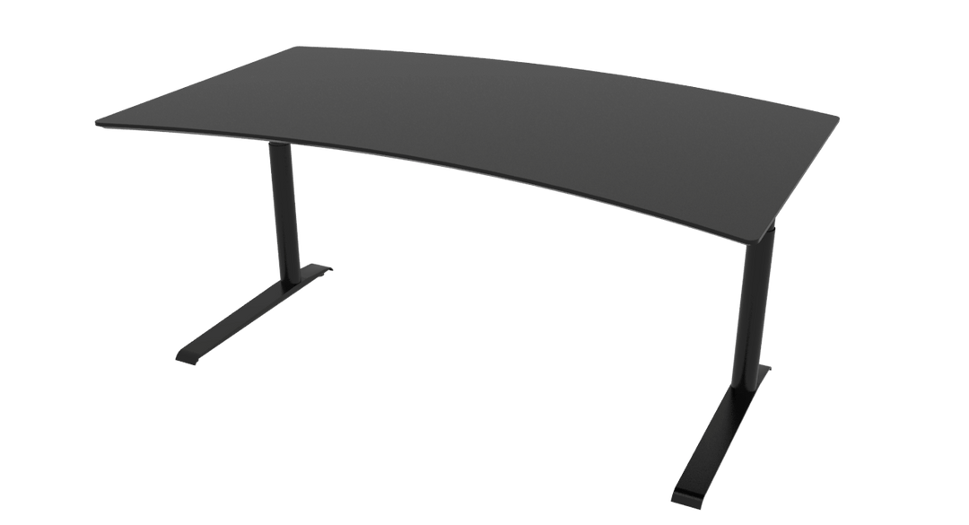 Quadro el-skrivebord til kontor og erhverv fra Cube Design 